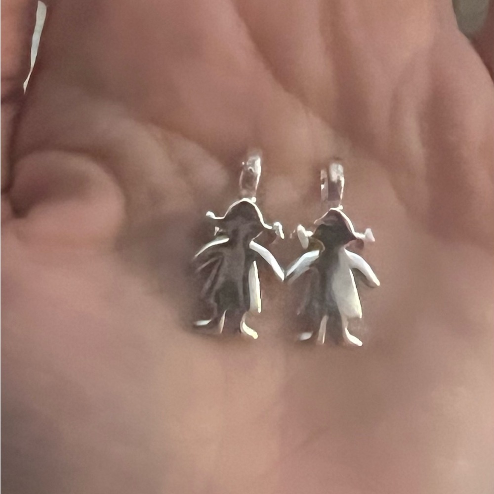 Silver Sweet Dolls Girls Pendant